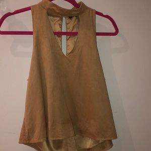 Suede Top